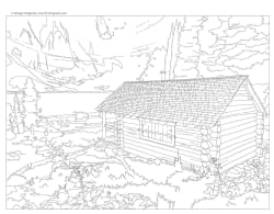 National Parks Coloring Book
