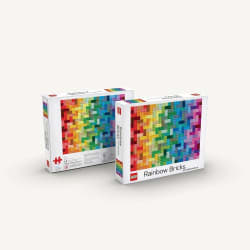 LEGO Rainbow Bricks Puzzle Rainbow & Gradient