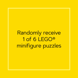 LEGO Mystery Minifigure Mini Puzzle (Blue Edition) Game & Toy