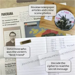 Murder Mystery Party Case Files: Fire in Adlerstein