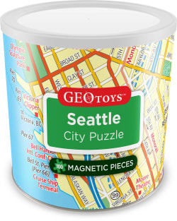 Seattle - Magnetic Puzzle Maps & Geography