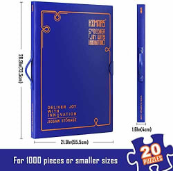 Large Capacity Puzzle Storage Folder for 1000 Piece Puzzles