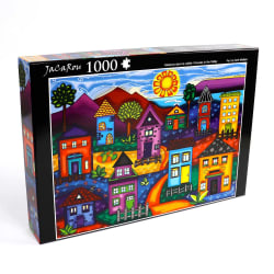 Houses In The Valley Landscape