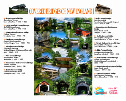 Covered Bridges of New England Landscape