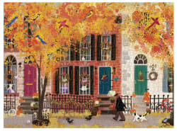 Autumn in the Neighborhood Fine Art