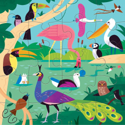 Bugs & Birds to Go Puzzle Birds