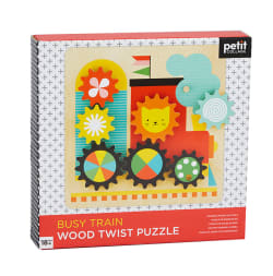 Busy Train Wooden Twist Puzzle Train