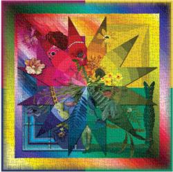 Christian Lacroix Botanic Rainbow  Flower & Garden Jigsaw Puzzle