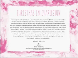 Christmas in Charleston Nostalgic & Retro
