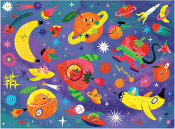 Cosmic Fruits Scratch and Sniff Puzzle Space