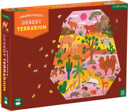 Desert Terrarium Shaped Puzzle Safari Animals
