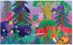 Forest Day & Night Lenticular Puzzle Forest Animal