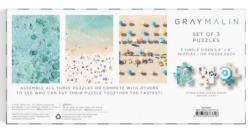 Gray Malin The Beachside 3 in 1 Puzzle Set People Jigsaw Puzzle