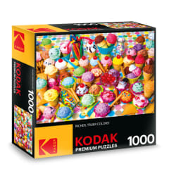 Variety of Colorful Ice Cream - 1000 Piece Jigsaw Puzzle by Kodak