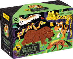 Land Predators Glow in the Dark Puzzle Forest Animal