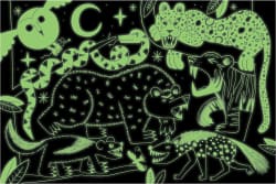Land Predators Glow in the Dark Puzzle Forest Animal