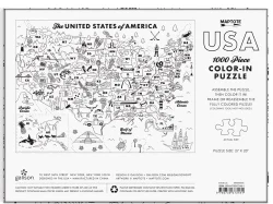 Maptote USA Color-In Maps & Geography
