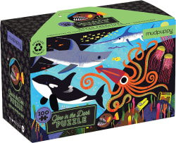 Ocean Predators Glow in the Dark Puzzle Sea Life