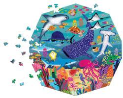Ocean Terrarium Shaped Puzzle Sea Life