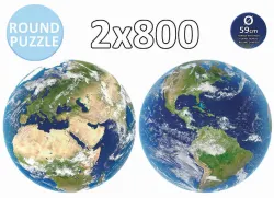 Planet Earth Round Puzzle Multi-Pack Maps & Geography