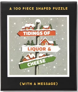 The Tidings Mini Shaped Puzzle Humor