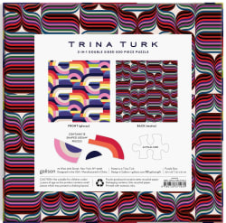Trina Turk Double Sided Puzzle Pattern & Geometric