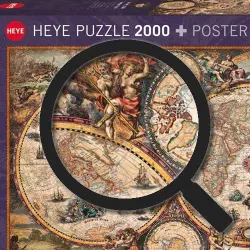 Vintage World - 2000 Piece Jigsaw Puzzle by Heye | Serious