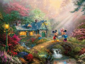 Thomas Kinkade Disney - Alice in Wonderland, 750 Pieces, Ceaco