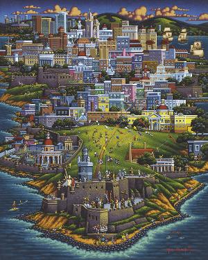 Puerto Rico Folk Art Jigsaw Puzzle By Dowdle Folk Art