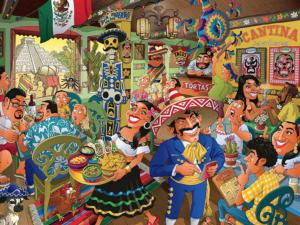 Mexican Restaurant Mexico Jigsaw Puzzle By Ceaco