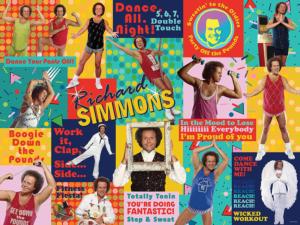 Richard Simmons - Collage Quotes Collage Jigsaw Puzzle By Ceaco