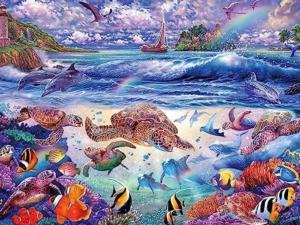 Turtles Galore Sea Life Jigsaw Puzzle By Ceaco