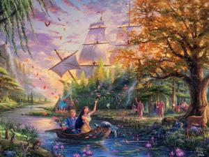 Thomas Kinkade Disney - Aladdin Magic Carpet Ride, 750 Pieces