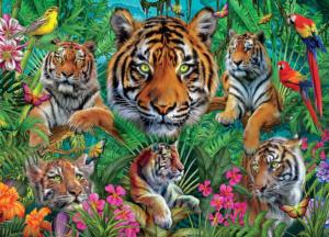 Tiger Jungle Big Cats Jigsaw Puzzle By Ceaco