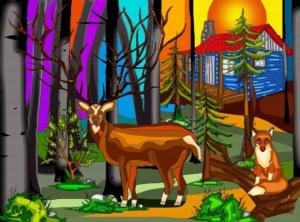 My Deer Friend Cabin & Cottage Jigsaw Puzzle By Jacarou Puzzles