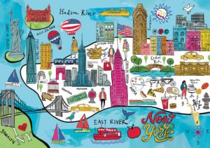 New York City New York Jigsaw Puzzle By Pierre Belvedere