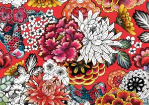 Chrysanthemums Flower & Garden Jigsaw Puzzle By Pierre Belvedere
