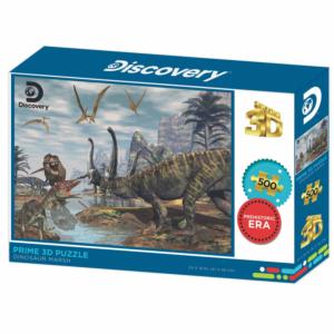 Dinosaur Marsh - Discovery Dinosaurs Lenticular Puzzle By Prime 3d Ltd