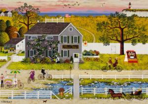 Nantucket Flower Shop Cabin & Cottage Jigsaw Puzzle By Buffalo Games