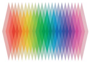 Colorful Diamonds Rainbow & Gradient Jigsaw Puzzle By Buffalo Games