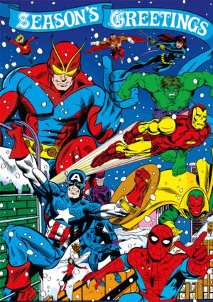 Seasons Greetings From The Avengers Avengers Jigsaw Puzzle By Buffalo Games