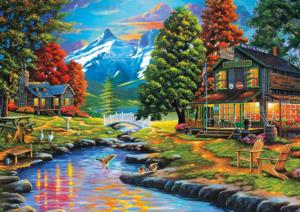 Dewie Hollow Cabin & Cottage Jigsaw Puzzle By Buffalo Games