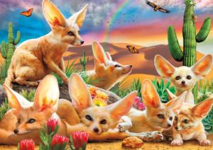 Fantastic Fennec Foxes Nature Jigsaw Puzzle By Buffalo Games