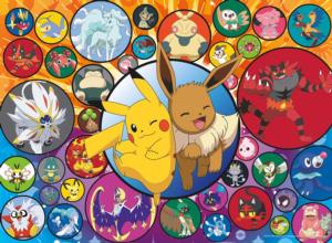 Pokemon - Pikachu vs. Mewtwo, 100 Pieces, Buffalo Games