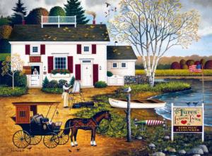 Birch Point Cove Americana Jigsaw Puzzle By Buffalo Games