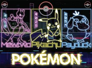 Neon Pokemon Pokemon Jigsaw Puzzle By Buffalo Games