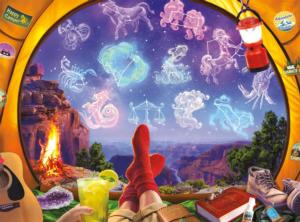 Celestial Camp Out Camping Jigsaw Puzzle By Buffalo Games