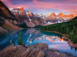 Mountains On Fire Canada Jigsaw Puzzle By Buffalo Games