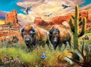 Bison Rangelands United States Jigsaw Puzzle By Buffalo Games