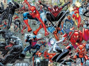 Silver: Spider-verse Books & Reading Large Piece By Buffalo Games